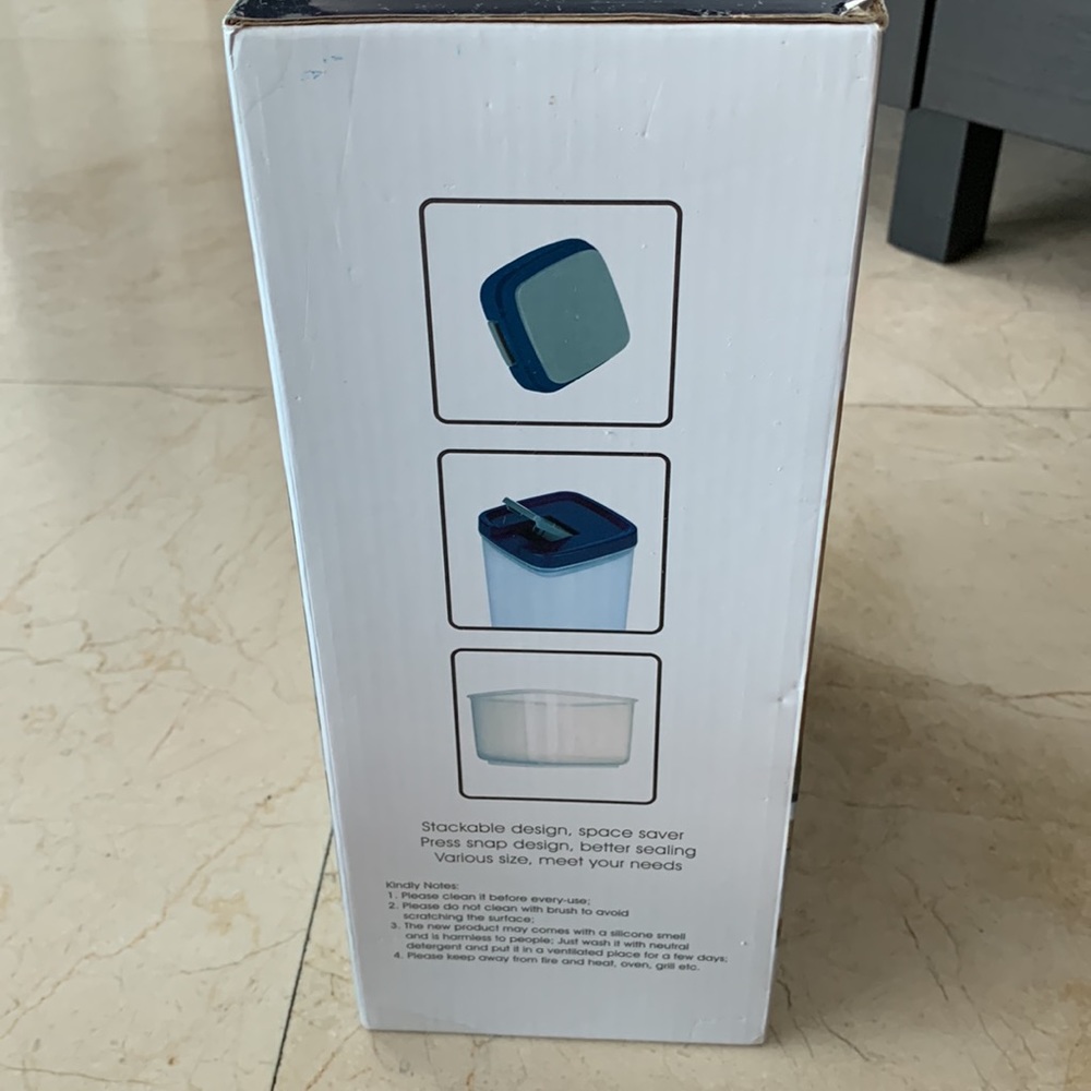 Airtight food storage containers NIB - Picture 4 of 5